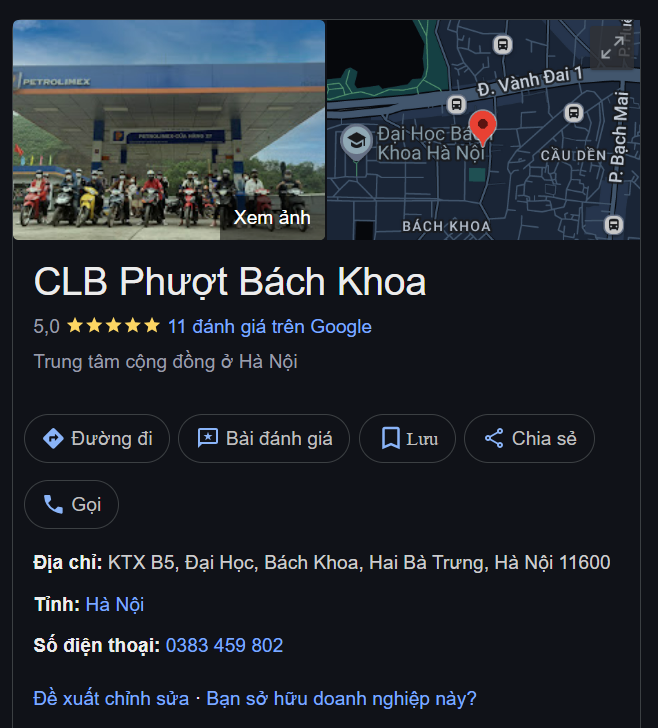 Google Maps của PBK